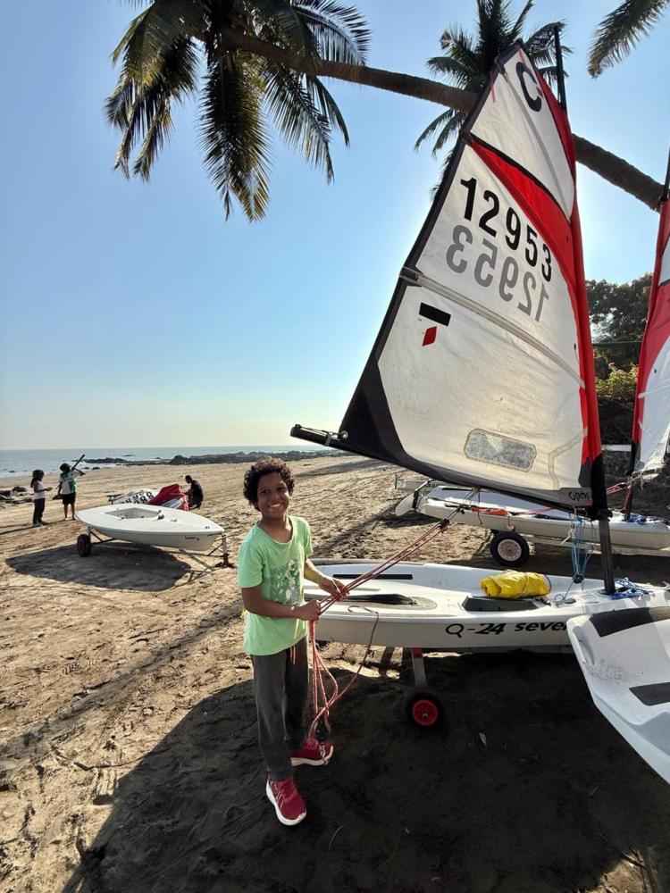 With the boat in Mandwa March 2025